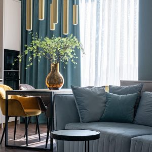 Wooden Coffee Table with Drawers